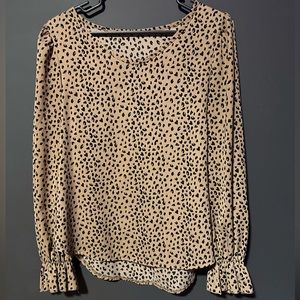 Brown blouse size small